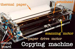 A homemade copying machine