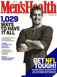 Men's Health cover November 2006